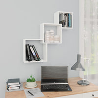 Cube wall shelves 68x wood-based material Cube wall shelves